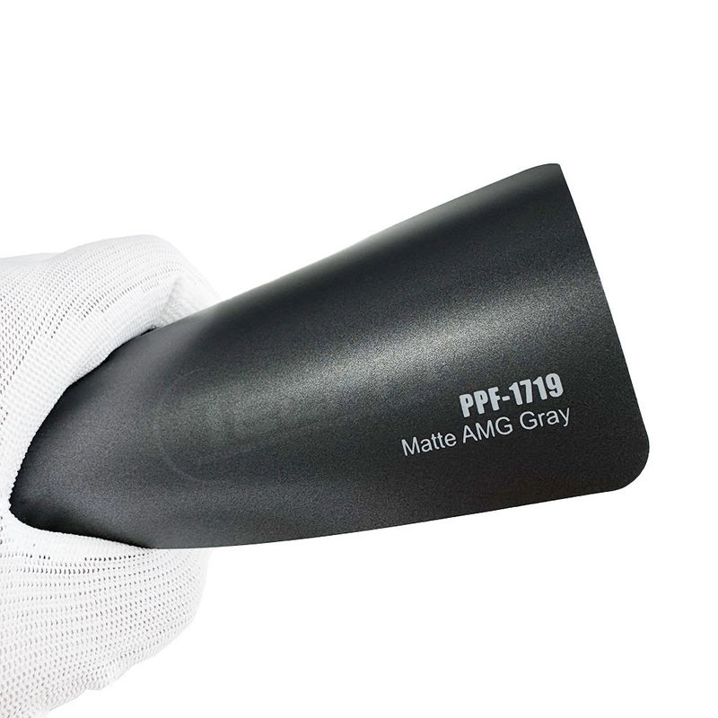 1.52x16m / 60inchx53ft PPF-1719 매트 AMG 회색 색상 변경 페인트 보호 필름 8mil 두께 색상