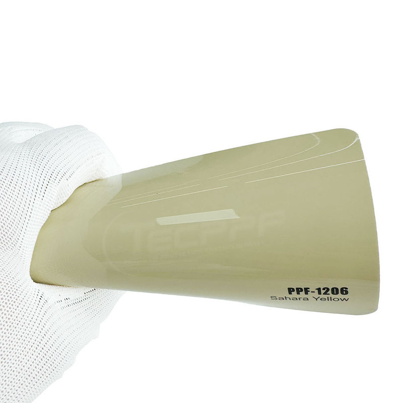 사하라 노란색 TPU 자동차 페인트 보호 필름 8 밀리 60 인치 X 53 피트