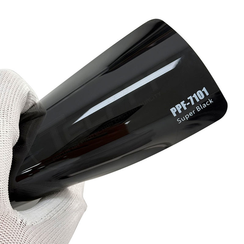 PPF-7101 자동차 스크래치에 대한 슈퍼 블랙 컬러 페인트 보호 필름