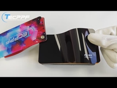 PPF-1012 플룸 레드 컬러, 8밀리 컬러 변경 페인트 보호 필름