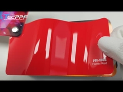 PPF-1003 파레리 레드 컬러, 8밀리 컬러 변경 페인트 보호 필름